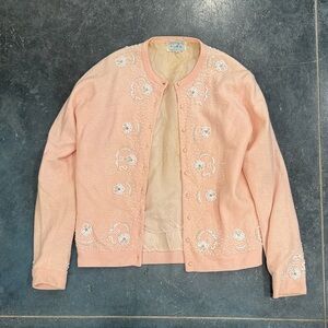 Vintage Carol Brent Embellished Sweater